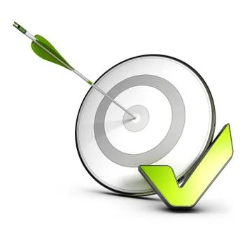 Validation of Objectives Stock Illustration