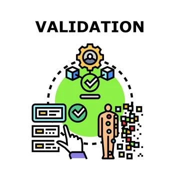 Validation process workflow and quality control management 스톡 일러스트