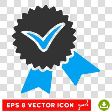 Validation Seal Eps Vector Icon Stock Illustration