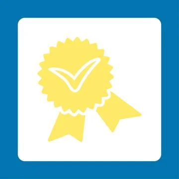 Validation seal icon Stock Illustration