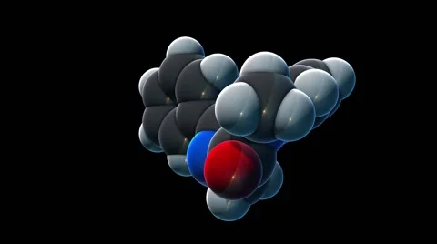 Valium, molecular model 動画素材 64826145