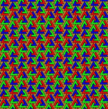 Valknut vector pattern, イラスト素材