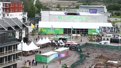 Vallastaden Stock Footage 195019090