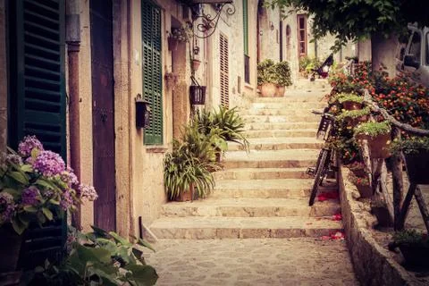 Valldemossa mallorca Stock Photos