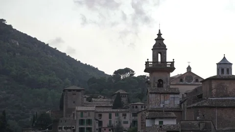 Valldemossa provincial town Stock Footage 82586459