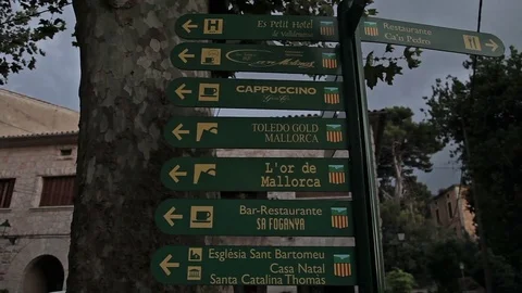 Valldemossa provincial town Stock Footage 82586580