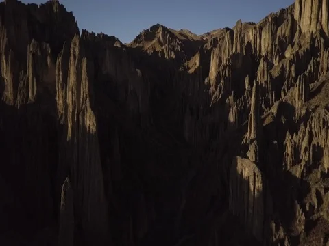 Valle de las Animas cliffs in Bolivia Stock Footage 83288040