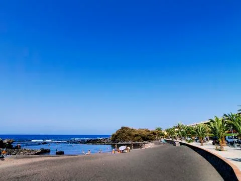 Valle gran rey on gomera Stock Photos