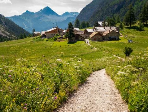 Valle Stretta Stock Photos