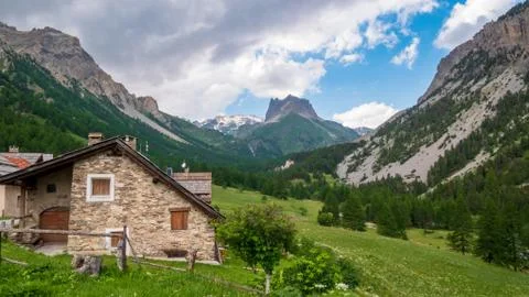 Valle Stretta Stock Photos