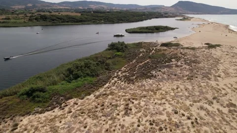 Valledoria lagoon 動画素材 166570342