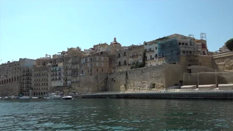Valleta fortress Stock Footage 154295322