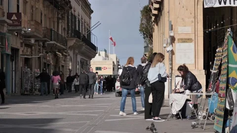 VALLETTA CITY CENTRE Stock Footage 236466118