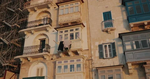 Valletta district, Malte Stock Footage 238841777