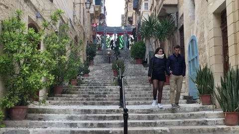 Valletta malta Stock Footage 200789276