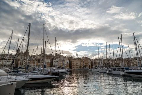 Valletta Marina View Foto stock