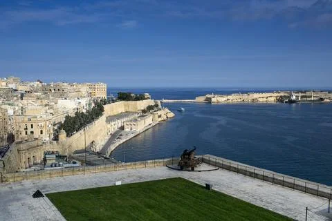 Valletta panoramic. Stock Photos