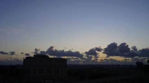 Valletta sunset Stock Footage 88828475
