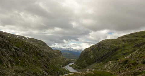 Valley and clouds Stock Footage 37825692