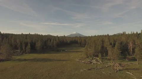 Valley and mountain flyover  Stock Footage 52527478
