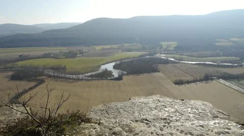 Valley and Mountains Stock Footage 22219507