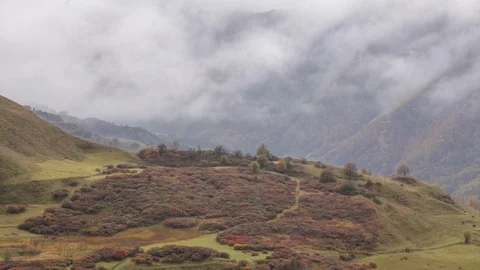 Valley and mountains Stock Footage 107555742