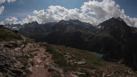 Valley between mountains Stock Footage 79752005