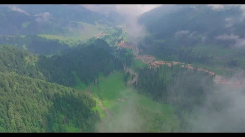 Valley beyond a cloud Stock Footage 272361126