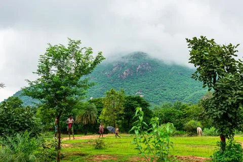 Valley, clouds, serene Stock Photos