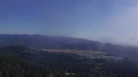 Valley Coast Flyback Stock Footage 66272989