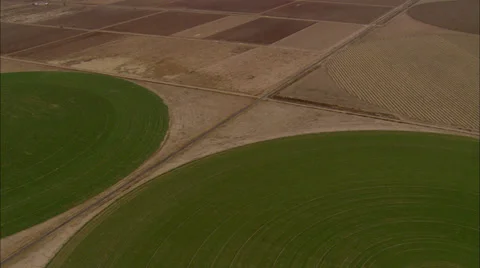 Valley Crops Stock Footage 37304195