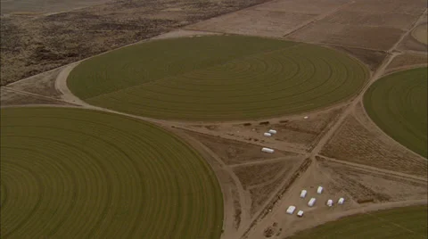 Valley Crops Stock Footage 37304212