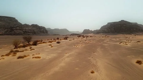 Valley in desert Stock Footage 281168291