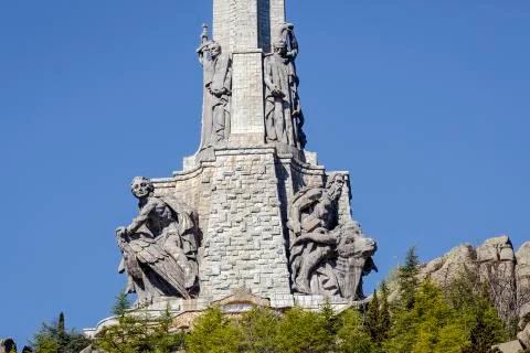 Valley of the fallen, madrid Fotos de archivo