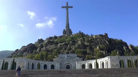 Valley of the Fallen, Spain. Video stock 145287652