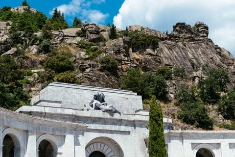 Valley of the Fallen in Spain Foto stock
