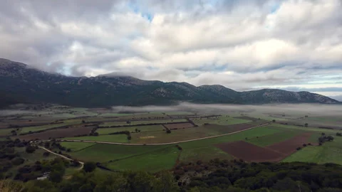 Valley farm land. Stock Footage 320247055