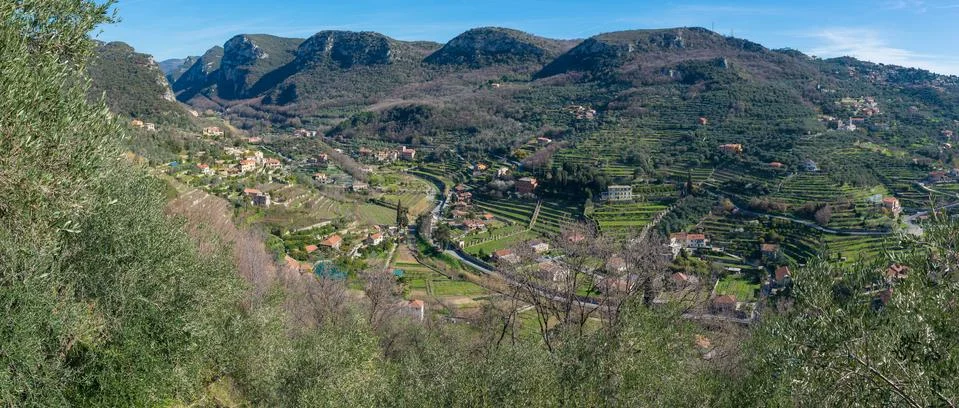 Valley of Finalborgo Stock Photos