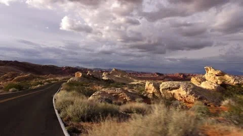 Valley of fire-115 2 库存影片 20480255