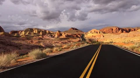 Valley of fire-125 2 库存影片 20480280
