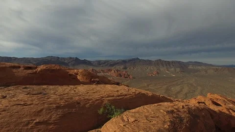 Valley of Fire, Drone Footage Stock Footage 86181669