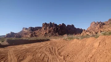 Valley of Fire in Nevada, USA. Stock Footage 86029980