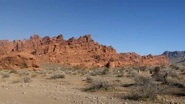 Valley of Fire in Nevada, USA. Stock Footage 86030430