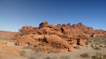 Valley of Fire in Nevada, USA. Stock Footage 86030970