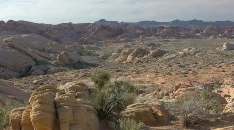 Valley of Fire Rainbow Vista Stock Footage 10978850