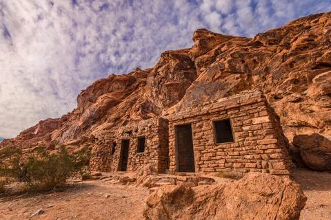 Valley of Fire rock formation Stock Photos