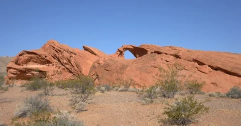 Valley Of Fire State Park, Nevada Video stock 66857248