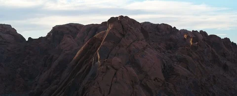 Valley of Fire State Park - Nevada - Aerial View Stock Footage 100098285