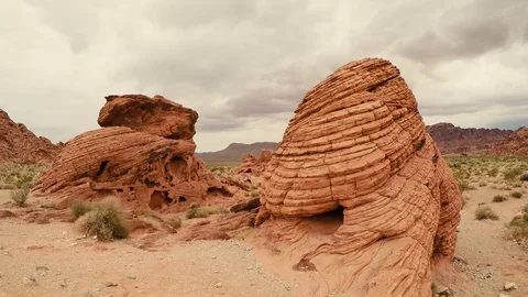 Valley of Fire State Park, Nevada, USA Stock-Footage 128912376