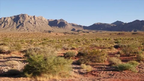 Valley of Fire State Park Slow Motion Landscape 스톡 동영상 76139633